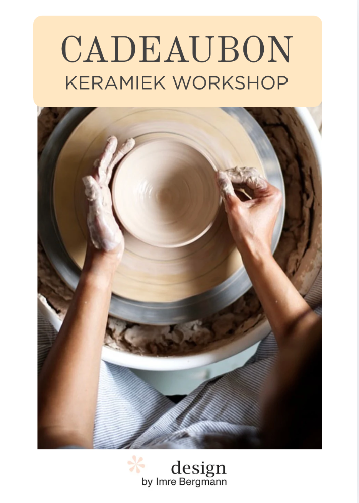 Afbeelding van een cadeaubon voor een keramiek workshop